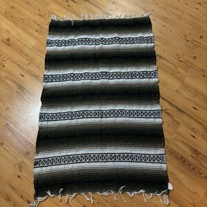 Vintage Authentic Frank's Textiles Mexican Serape Blanket